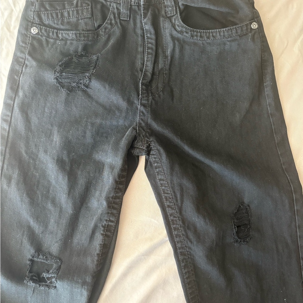 Smoke Rise Jeans Shorts Men’s Black‎ Size 30